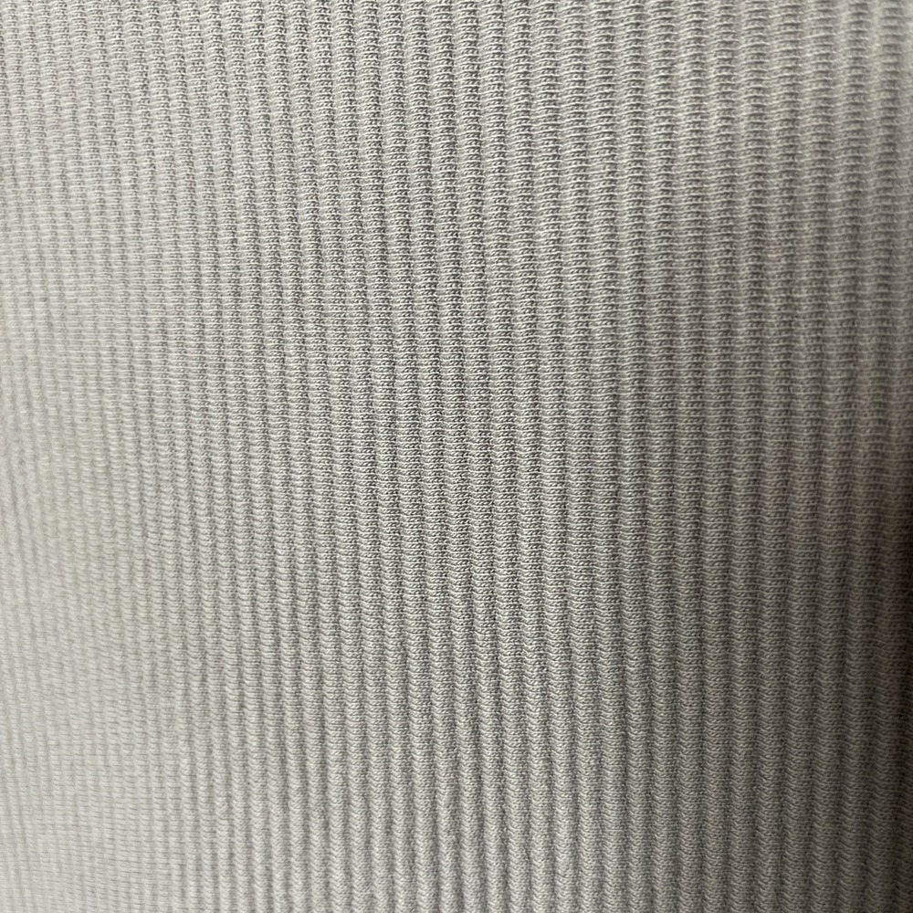 Garnet Hill Organic Cotton Ribbed Cocoon Dress Medium Grey Taupe Pockets - Picture 9 of 12